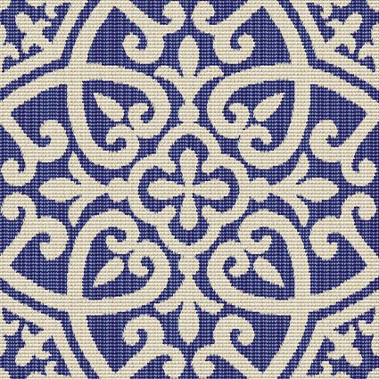 Outdura Avalon Sapphire 2481 Modern Textures Collection Upholstery Fabric