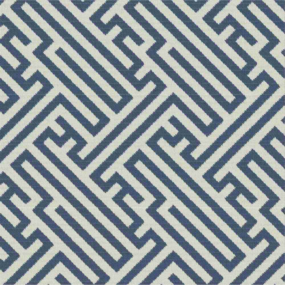 Outdura Labyrinth Navy 12001 Ovation 4 Collection - Starry Night Upholstery Fabric