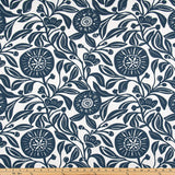 Premier Prints City Blue Virginia Upholstery Fabric