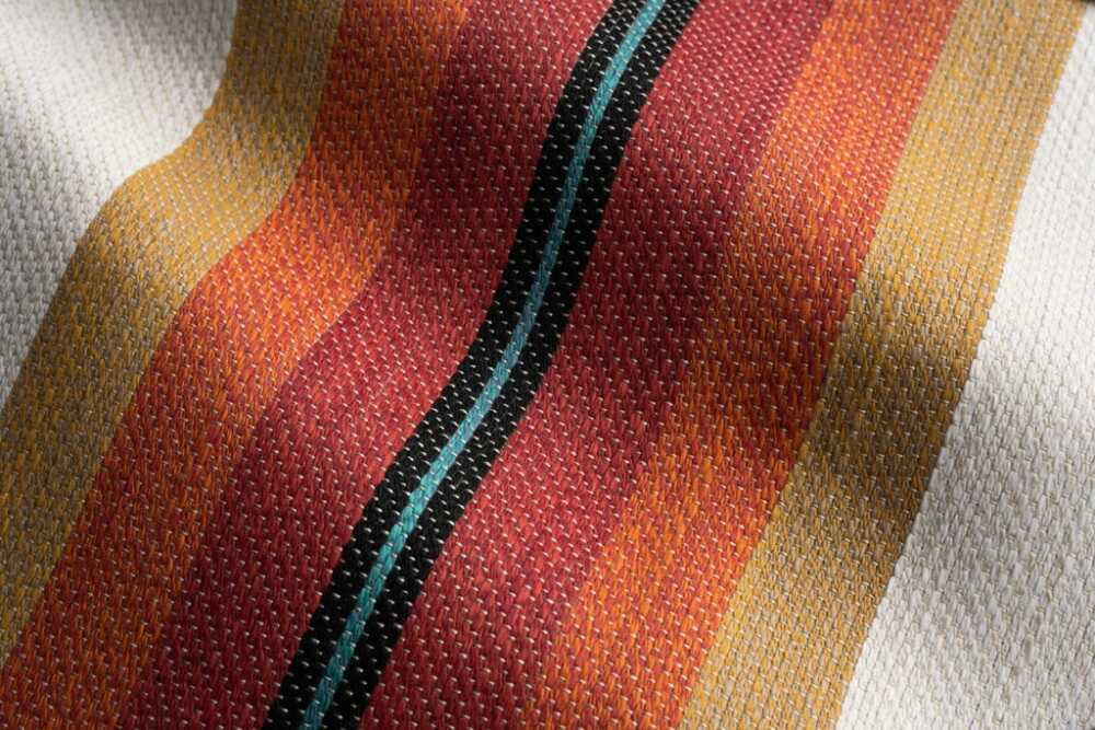 Perennials Campo Stripe Sol 475-730 Far West Liz Lambert Collection Upholstery Fabric
