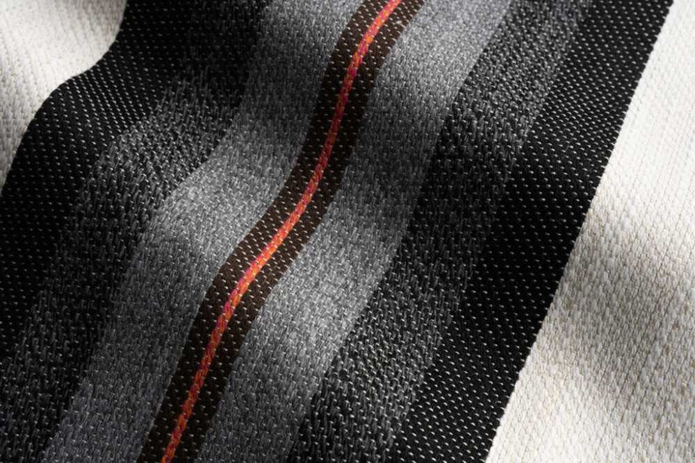 Perennials Campo Stripe Sombra 475-791 Far West Liz Lambert Collection Upholstery Fabric