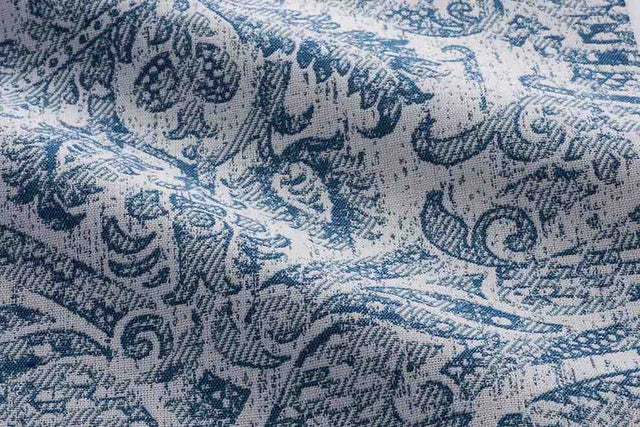 Perennials Go For Baroque Delft 736-391 Timothy Corrigan Collection Upholstery Fabric