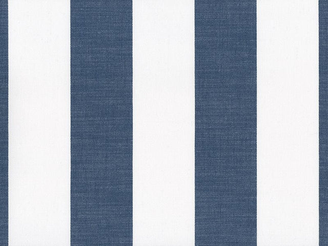 Perennials Go to Stripe Blue Jean 570-501 Natural Selection Collection Upholstery Fabric