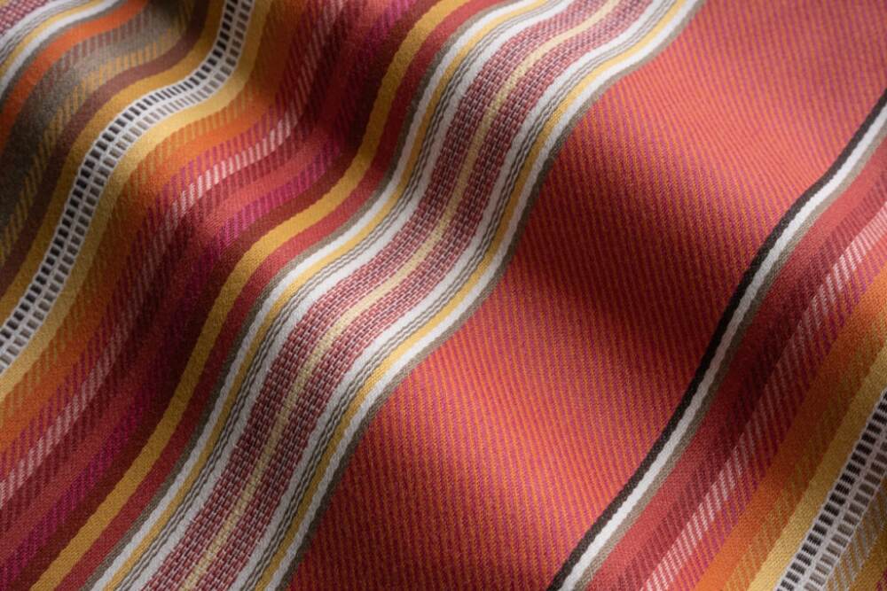 Perennials Serape Stripe Sol 455-730 Far West Liz Lambert Collection Upholstery Fabric