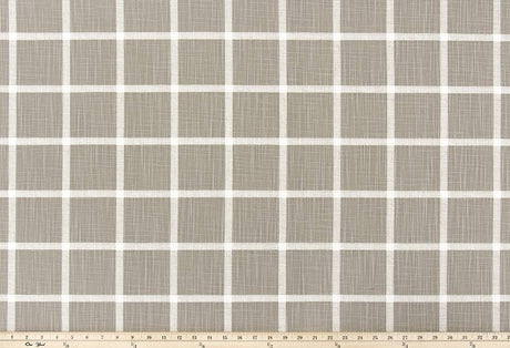 Premier Prints Abbot Ecru Slub Canvas Modern Farmhouse Collection Multipurpose Fabric