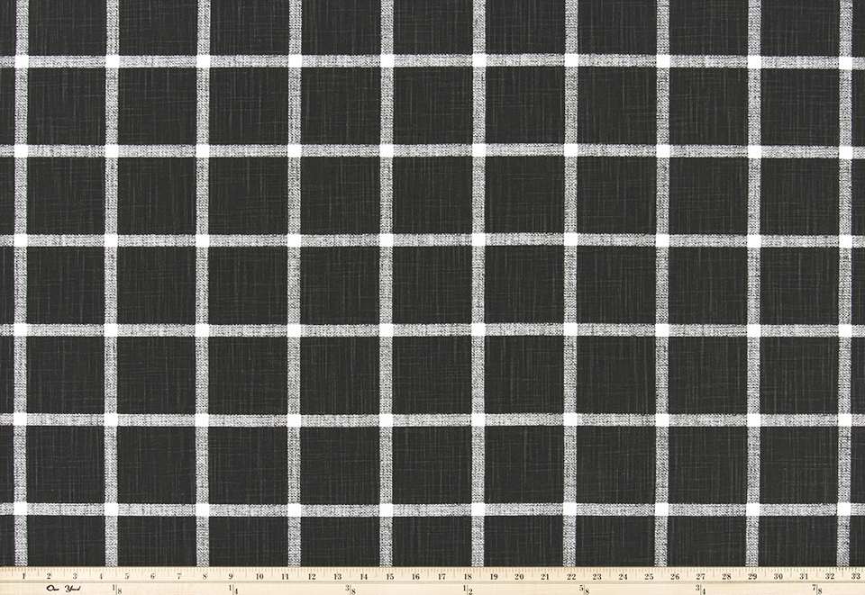 Premier Prints Abbot Ink Slub Canvas Modern Farmhouse Collection Multipurpose Fabric