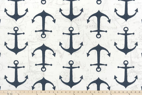 Premier Prints Anchor Oxford / Luxe Polyester Upholstery Fabric