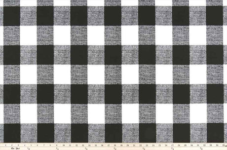Premier Prints Anderson Black Outdoor Anderson Collection Upholstery Fabric