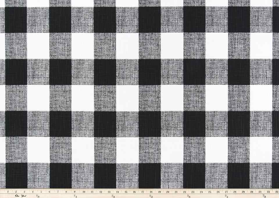 Premier Prints Anderson Black Slub Canvas Modern Farmhouse Collection Multipurpose Fabric
