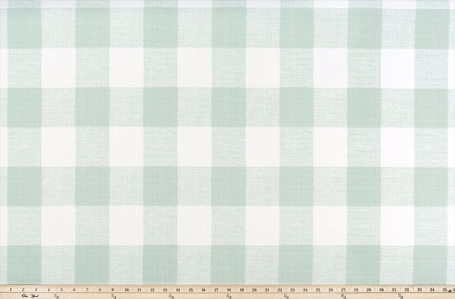 Premier Prints Anderson Blue Stone / Luxe Polyester Outdoor Anderson Collection Upholstery Fabric