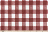 Premier Prints Anderson Sangria / Luxe Polyester Outdoor Anderson Collection Upholstery Fabric
