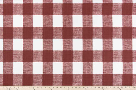 Premier Prints Anderson Sangria / Luxe Polyester Outdoor Anderson Collection Upholstery Fabric
