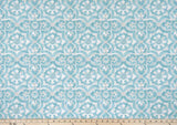 Premier Prints Athens Aqua / Polyester Serene Escape Collection Upholstery Fabric