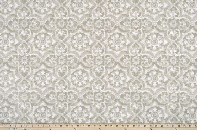 Premier Prints Athens Coconut / Polyester Serene Escape Collection Upholstery Fabric