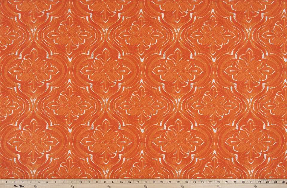 Premier Prints Atlantic Marmalade / Polyester Boardwalk Outdoor Collection Upholstery Fabric