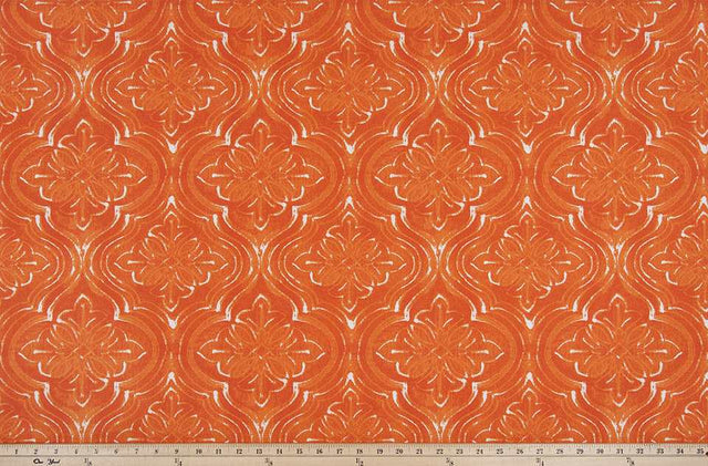 Premier Prints Atlantic Marmalade / Polyester Boardwalk Outdoor Collection Upholstery Fabric