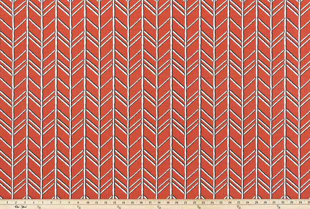 Premier Prints Bogatell Orange / Luxe Polyester Upholstery Fabric
