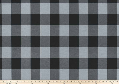 Premier Prints Buffalo Check Ash Black Premier Basics Collection Multipurpose Fabric