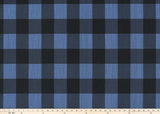 Premier Prints Buffalo Check Chill Black Slub Premier Basics Collection Multipurpose Fabric