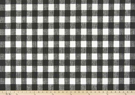 Premier Prints Buffalo Plaid Ink Slub Canvas Premier Basics Collection Multipurpose Fabric