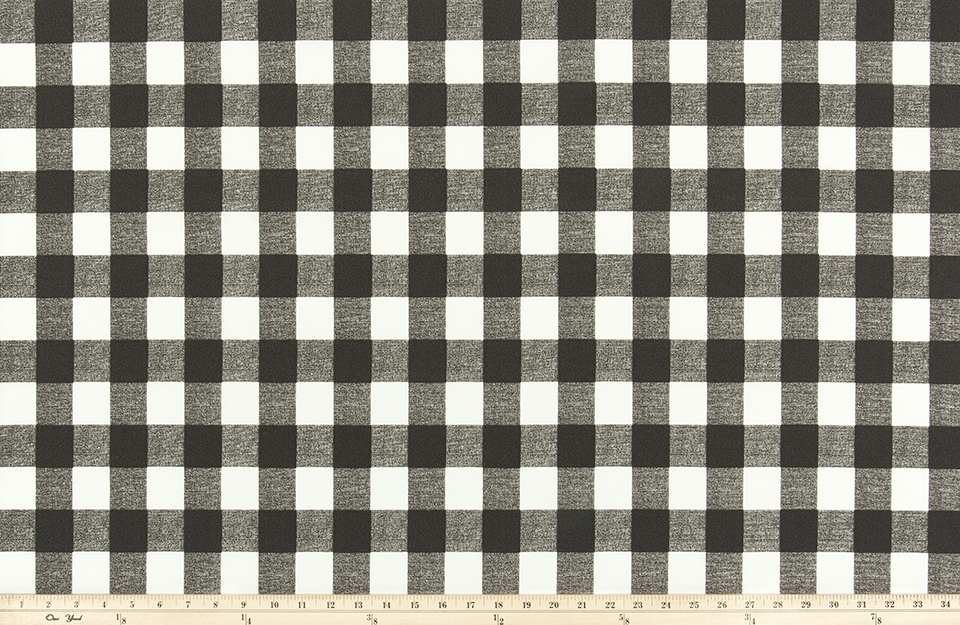 Premier Prints Buffalo Plaid Ink Upholstery Fabric