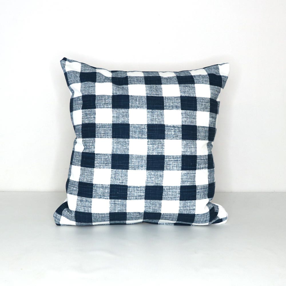 Premier Prints Buffalo Plaid Italian Denim Slub Canvas Premier Basics Collection Multipurpose Fabric