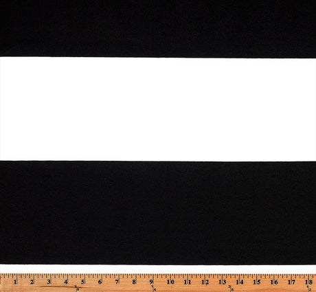 Premier Prints Cabana Black Upholstery Fabric