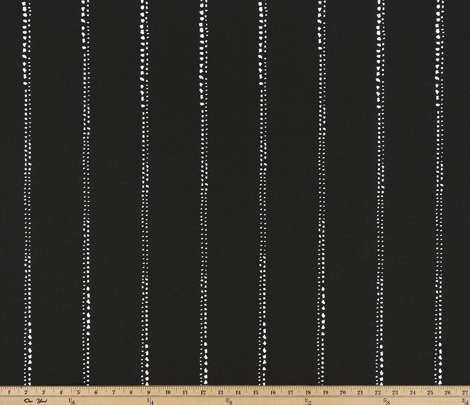 Premier Prints Carlo Black Premier Basics Collection Multipurpose Fabric