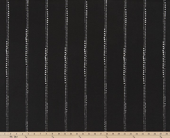 Premier Prints Carlo Black Upholstery Fabric