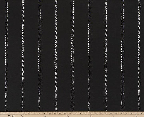 Premier Prints Carlo Black Upholstery Fabric