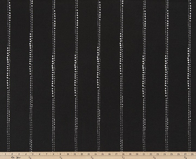 Premier Prints Carlo Black Upholstery Fabric