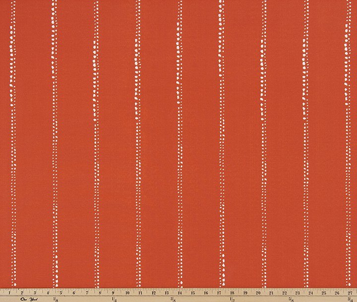 Premier Prints Carlo Orange Upholstery Fabric