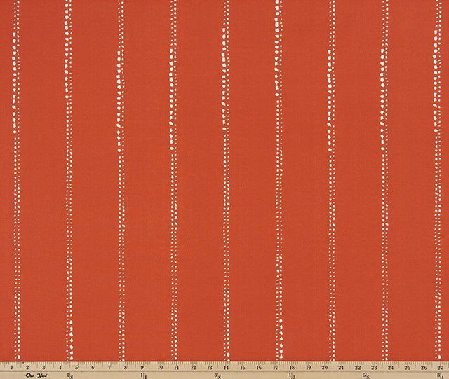 Premier Prints Carlo Orange Upholstery Fabric