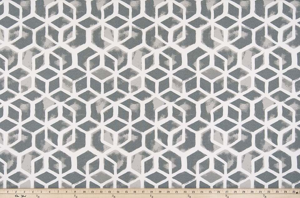 Premier Prints Celtic Sea Salt / Polyester Boardwalk Outdoor Collection Upholstery Fabric