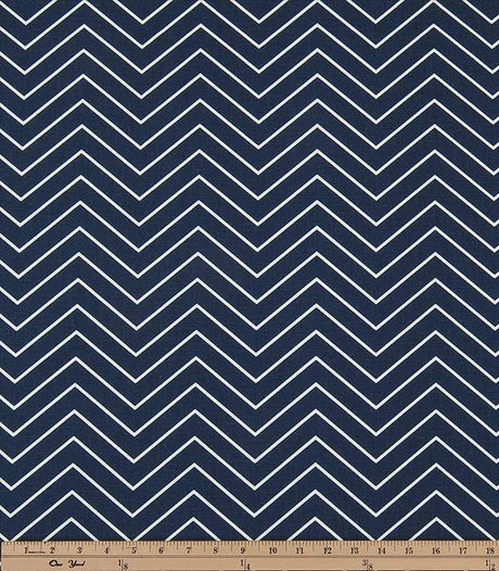 Premier Prints Chevron Vintage Indigo Premier Basics Collection Multipurpose Fabric