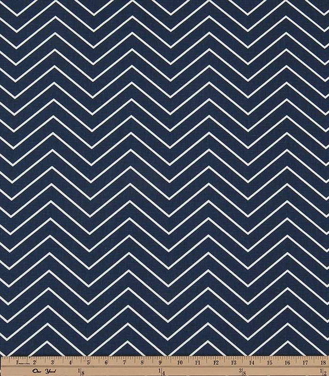 Premier Prints Chevron Vintage Indigo Premier Basics Collection Multipurpose Fabric