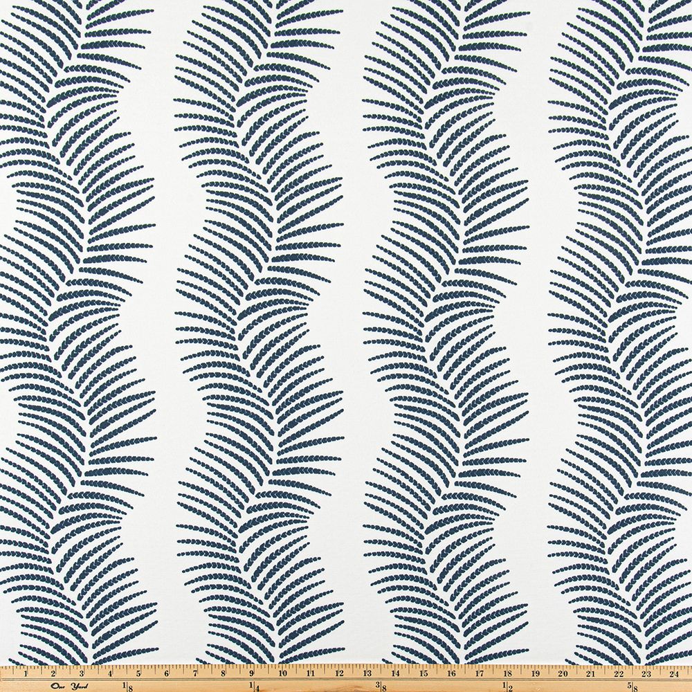 Premier Prints City Blue Ilina Upholstery Fabric