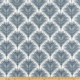 Premier Prints City Blue Palmetto Upholstery Fabric
