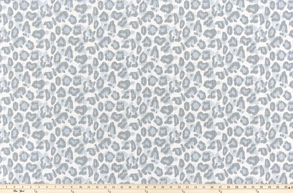 Premier Prints Dayo Mineral Blue Slub Canvas The Wild Things Collection Multipurpose Fabric