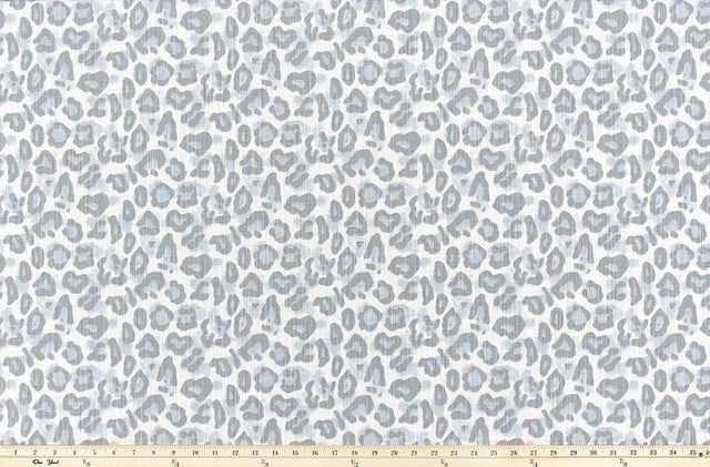 Premier Prints Dayo Mineral Blue Slub Canvas The Wild Things Collection Multipurpose Fabric