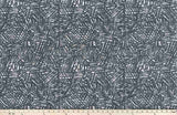 Premier Prints Diego Black Flame Slub Canvas Native Trend Collection Multipurpose Fabric