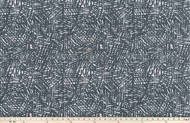 Premier Prints Diego Black Flame Slub Canvas Native Trend Collection Multipurpose Fabric