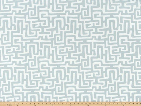 Premier Prints Enid Belmont Blue Upholstery Fabric