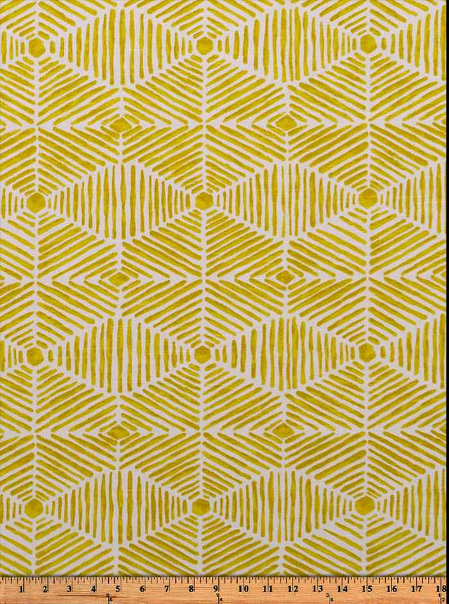 Premier Prints Heni Goldenrod / Natural Slub Multipurpose Fabric