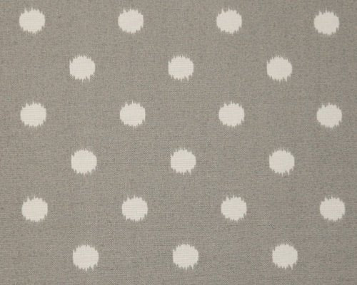 Premier Prints Ikat Dots Grey Upholstery Fabric