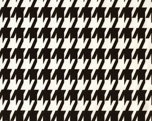 Premier Prints Large Houndstooth Black Premier Basics Collection Multipurpose Fabric