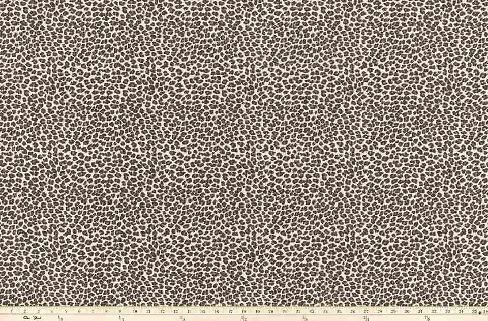 Premier Prints Leopard Topaz Slub Canvas The Wild Things Collection Multipurpose Fabric