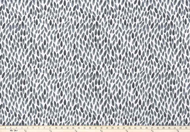 Premier Prints Lotus Black Flame Slub Canvas Zen Nature Collection Multipurpose Fabric