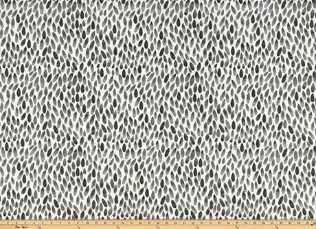 Premier Prints Lotus Black Flame Upholstery Fabric