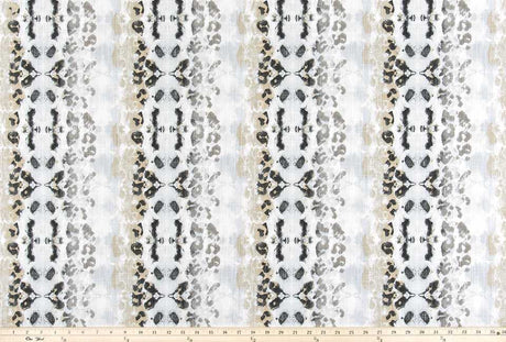 Premier Prints Mali Mineral Blue Slub Canvas The Wild Things Collection Multipurpose Fabric